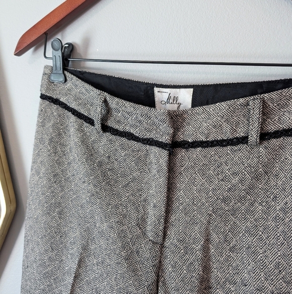 Milly of New York  Gray Dress  Pants With Slightly Flared Straight Leg. Sz 2 - Picture 2 of 11